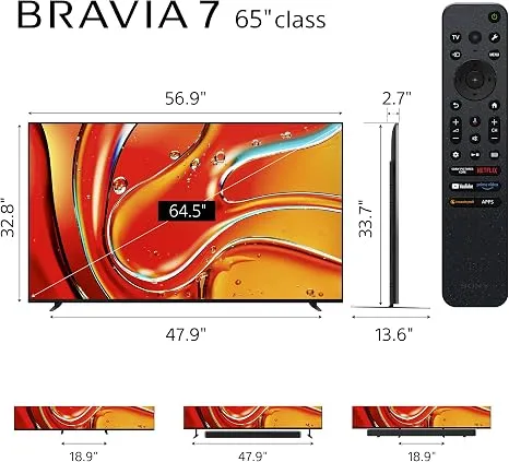 Sony Mini LED 65" 4K UHD Google TV — K-65XR70