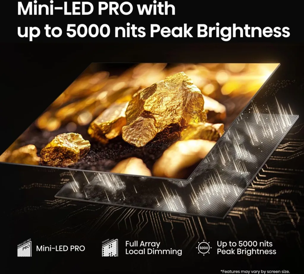Hisense Mini LED 55" 4K UHD VIDAA — 55U8Q