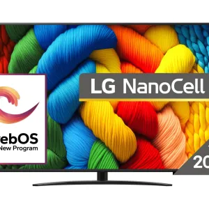 LG NanoCell 75" 4K UHD webOS 25 — 75NANO81A3A