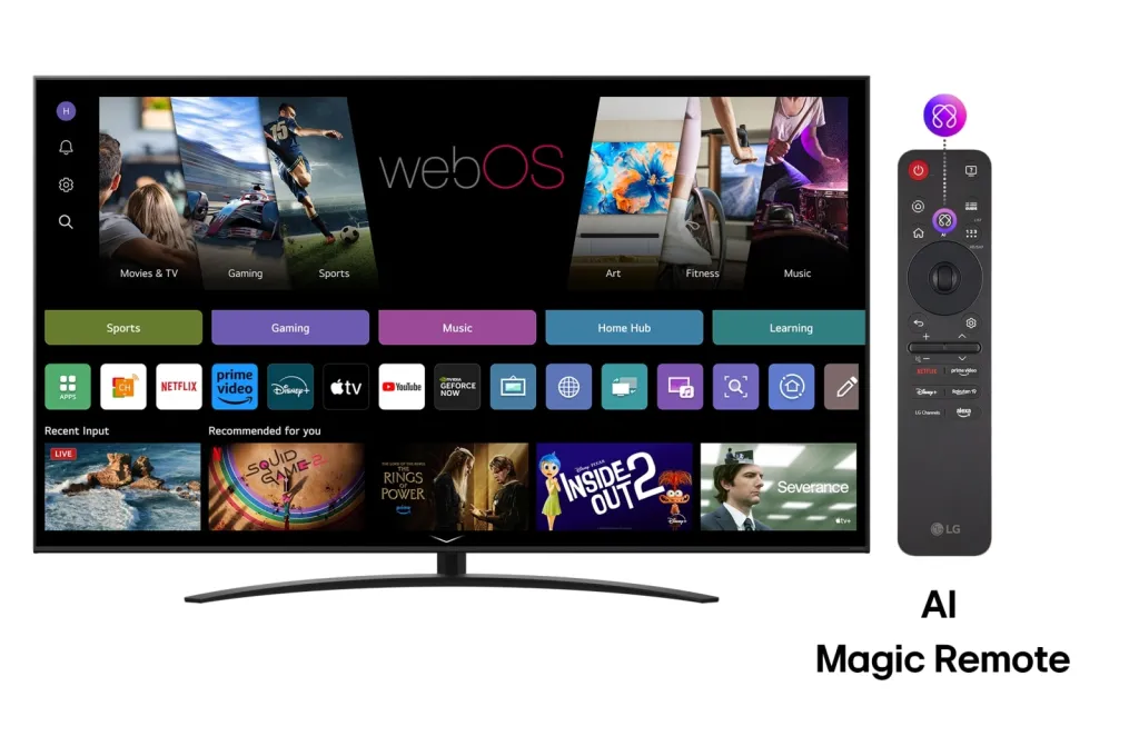 LG NanoCell 75" 4K UHD webOS 25 — 75NANO81A3A