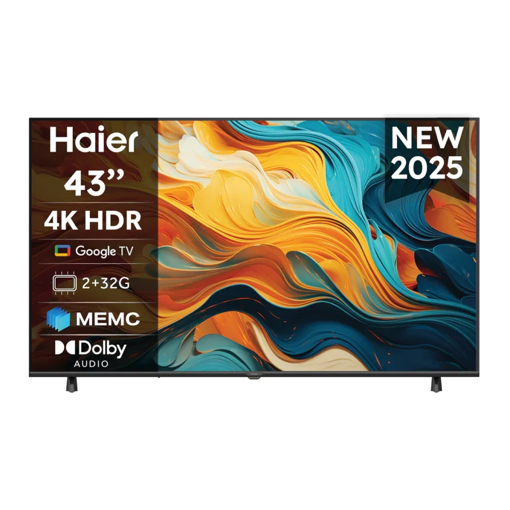 Haier LED 43" 4K UHD Google TV — H43K85FUX