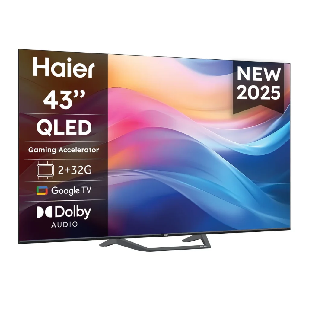 Haier QLED 43" 4K UHD Google TV (Android 14) — H43S80FUX