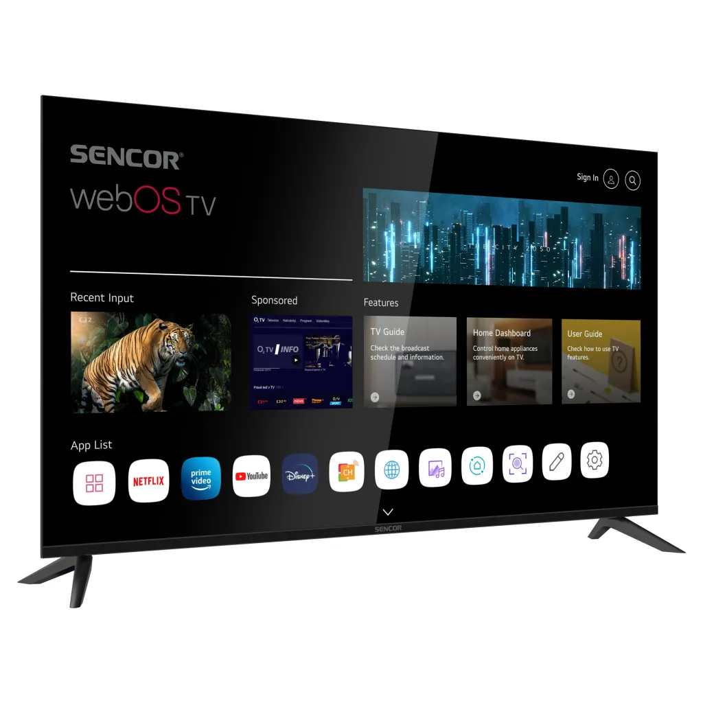 Sencor LED 55" 4K UHD webOS — SLE55US804B