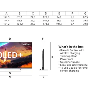 Philips OLED 55" 4K UHD Titan OS — 55OLED910