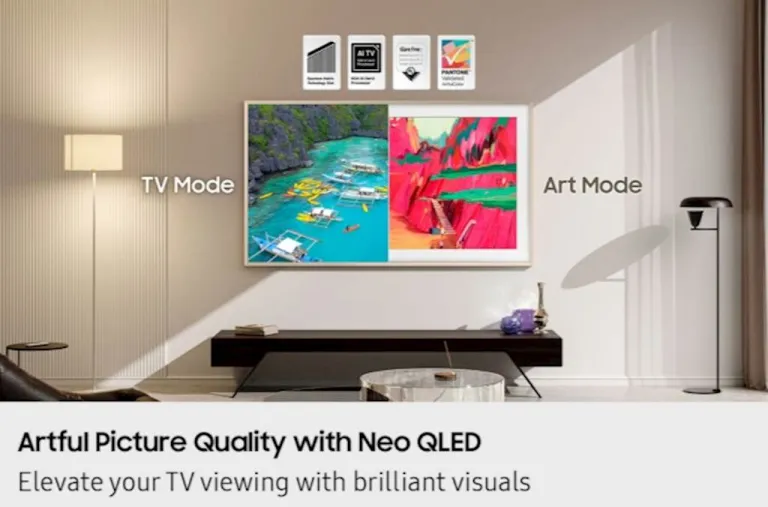 Samsung The Frame Pro 75" 4K Neo QLED — LS03FW