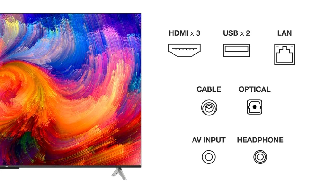 TCL LED 50" 4K UHD Google TV — 50P638 — slika 4