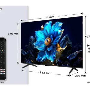 TCL QLED 50" 4K UHD Google TV — 50P7K