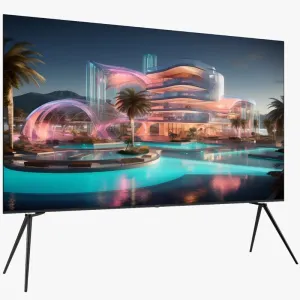 Fuego QLED 100" 4K UHD Google TV — 100ELU820GTV — iz ugla