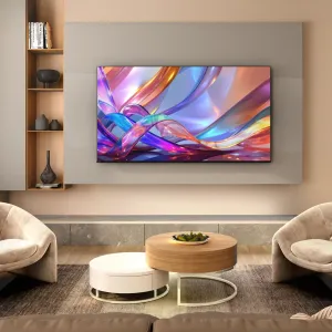 Hisense QLED 85" 4K UHD VIDAA — 85E7S — u prostoru