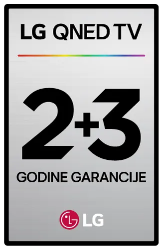 LG QNED TV — 2+3 godine garancije